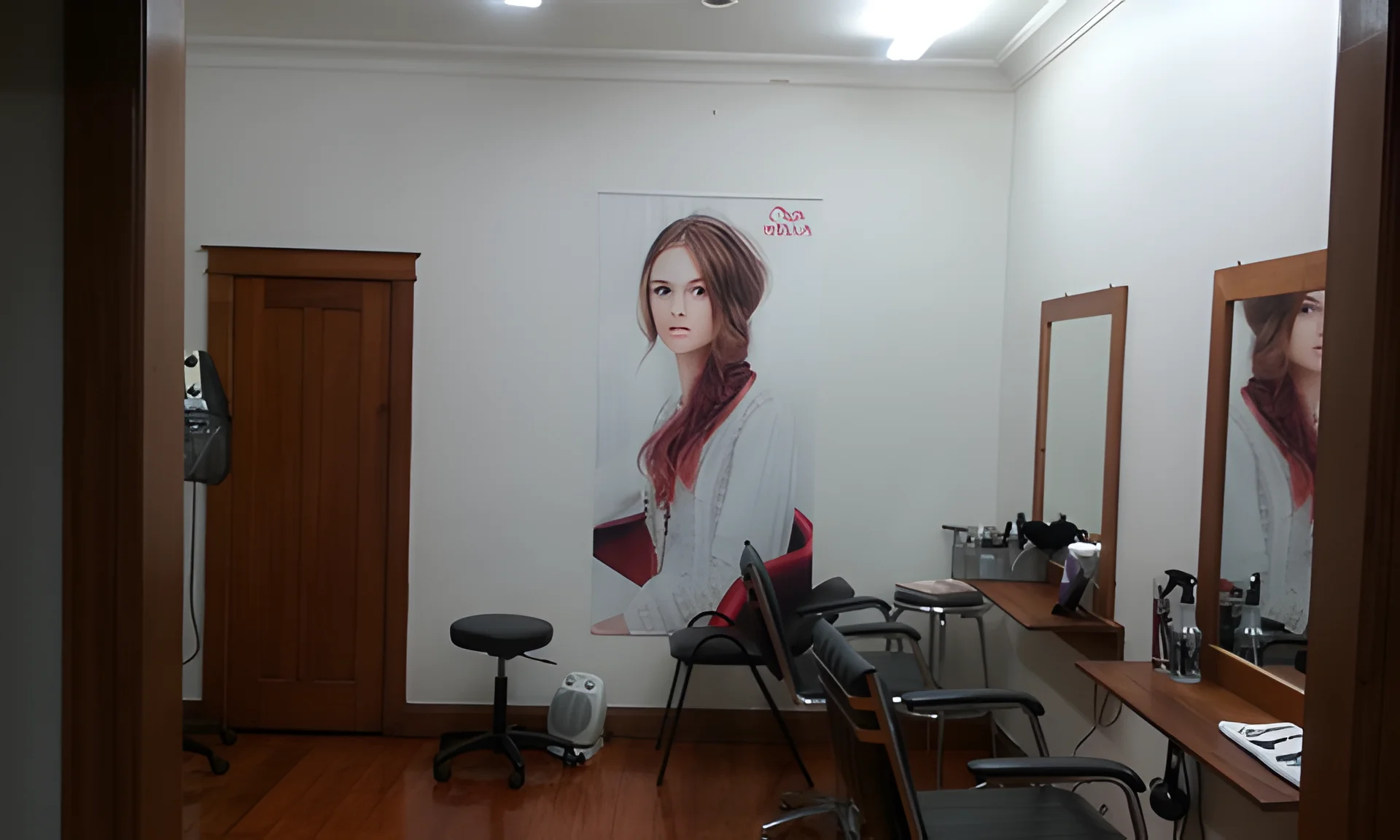 Styling stations inside Honeycomb Hair Studio